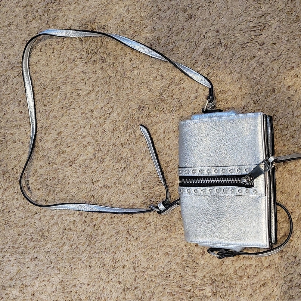 Small metallic purse